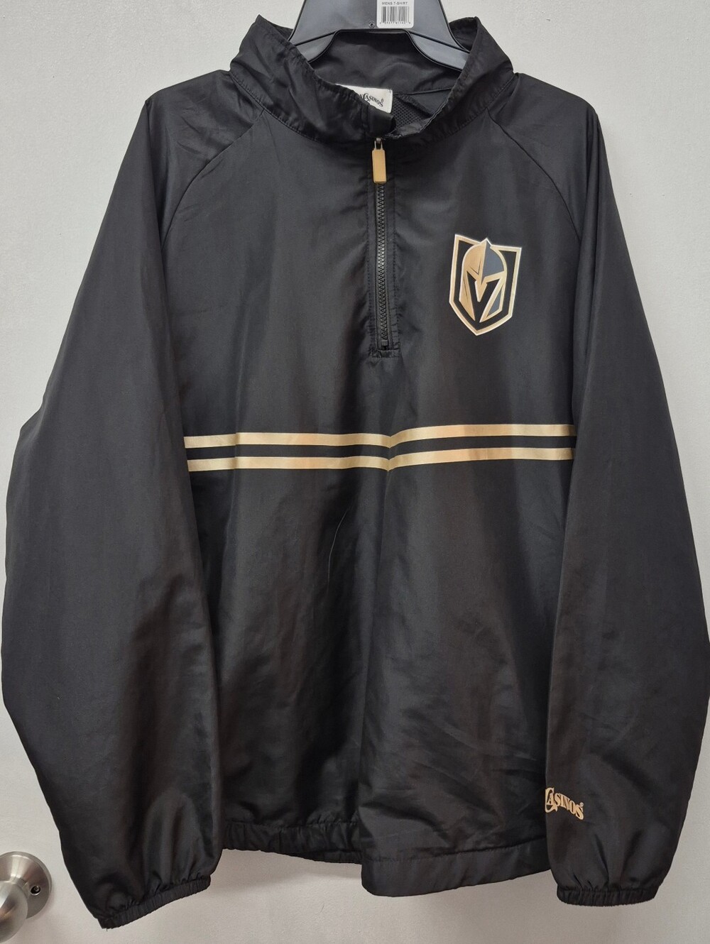 Las Vegas Golden Knight Black & Gold Windbreaker Jacket